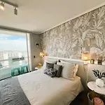 Hom I Estudio Con Terraza Vista A La Ciudad-Santiago