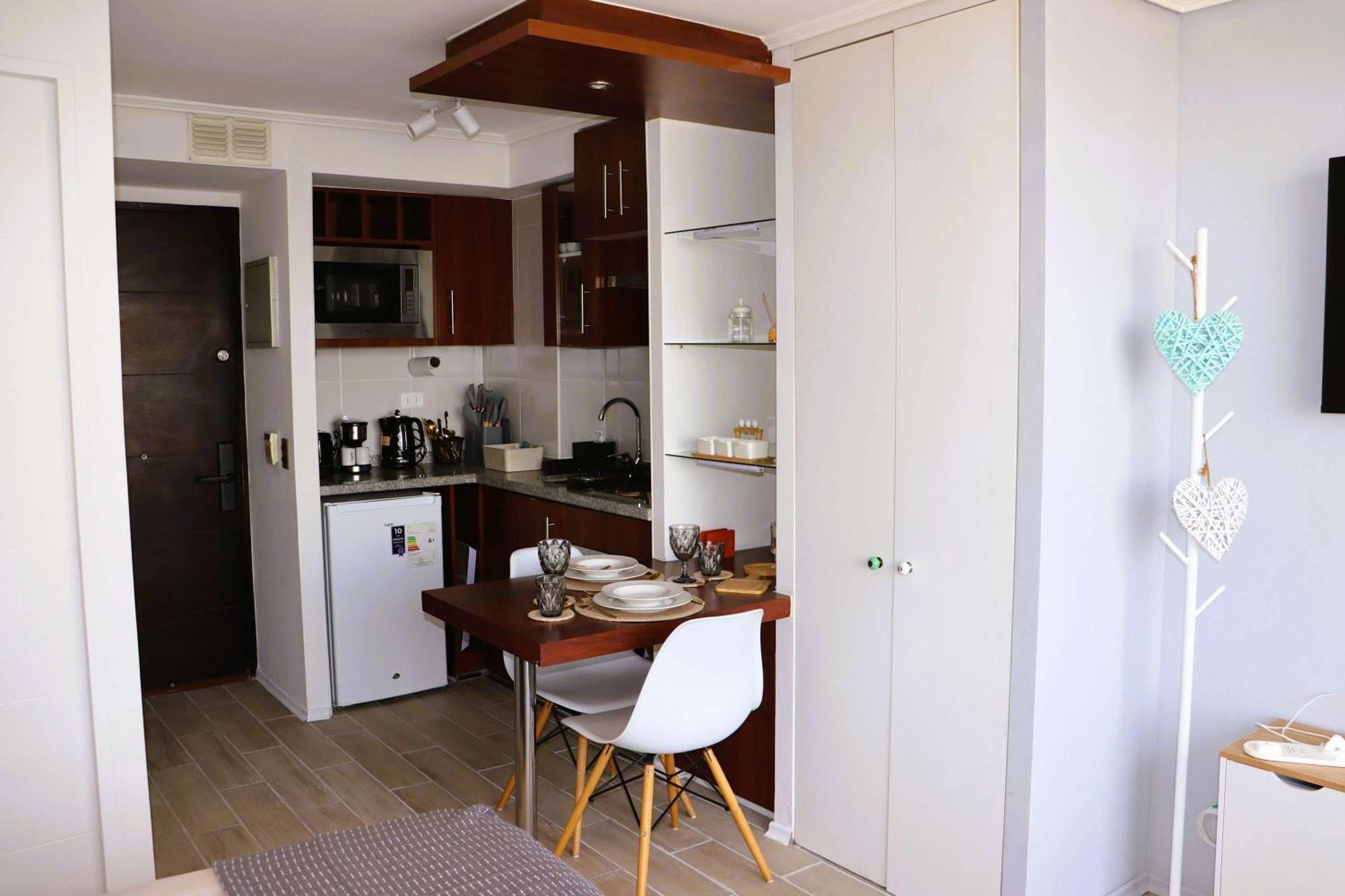 Apartamento Hom I Estudio Con Terraza Vista A La Ciudad-santiago *