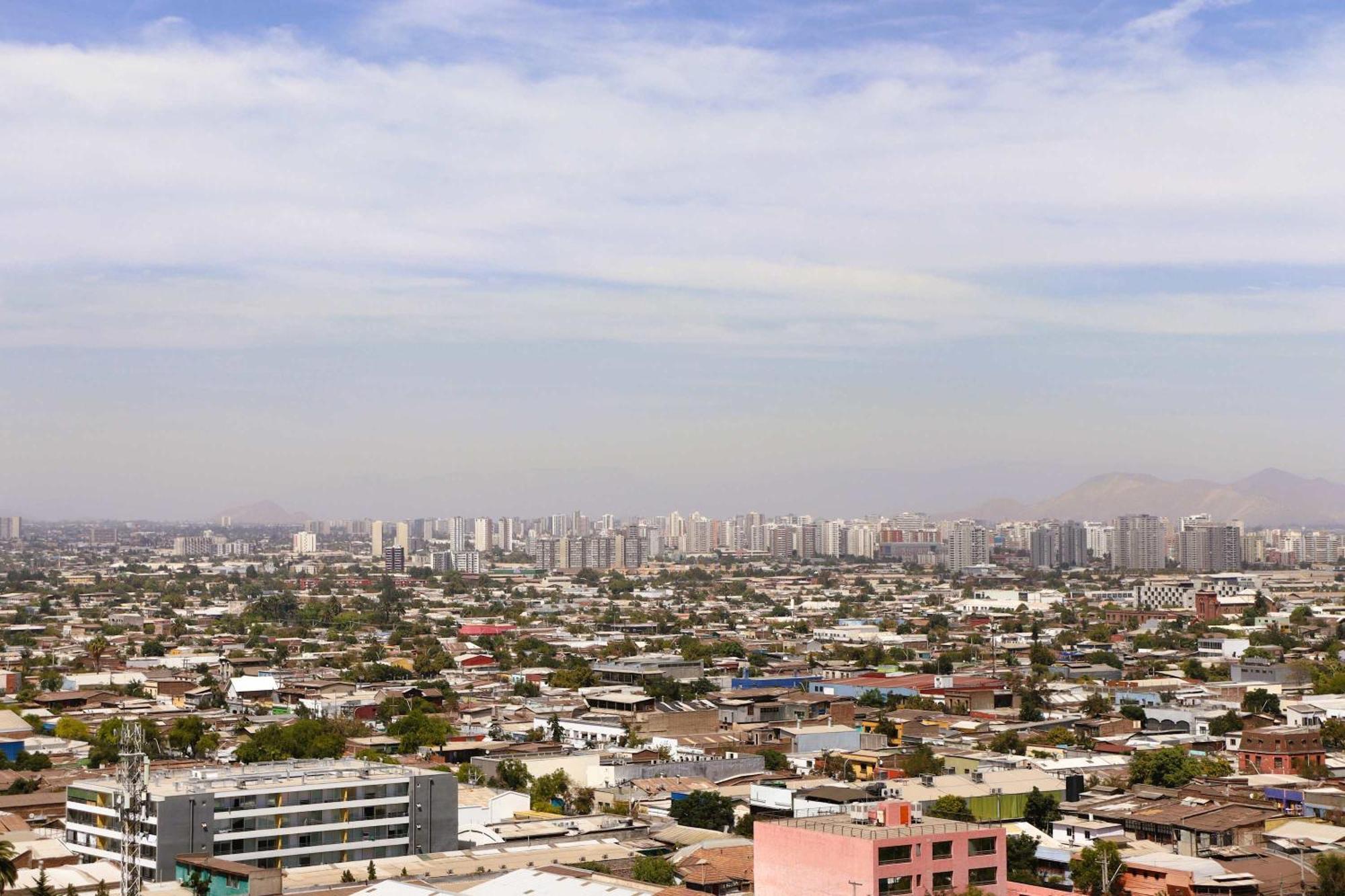 Hom I Estudio Con Terraza Vista A La Ciudad-santiago Apartamento Santiago de Chile